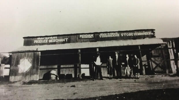 Bud Singh's general store in Yerranderie, 1920