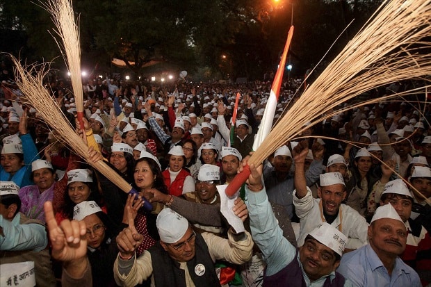AAP's poll victory rally