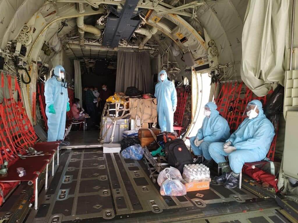 The IAF has stepped up its efforts to meet all the emerging requirements during the ongoing novel coronavirus pandemic by airlifting medicine and ration 