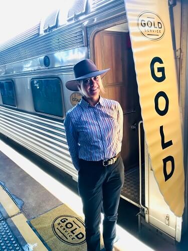 A golden welcome onto the Indian Pacific