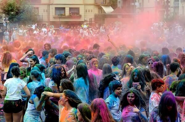 holi celebrations india