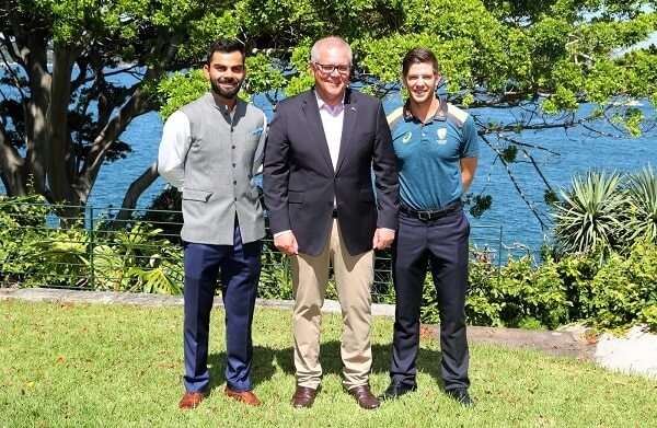 Virat Kohli at Australia reception by Aus PM