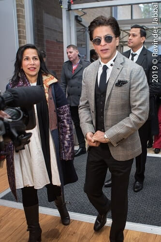 SRK with Mitu Bhowmik Lange at LaTrobe