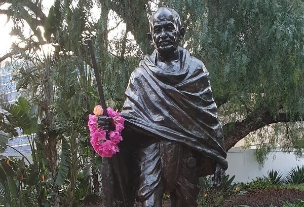 Gandhi statue at Parramatta sydney