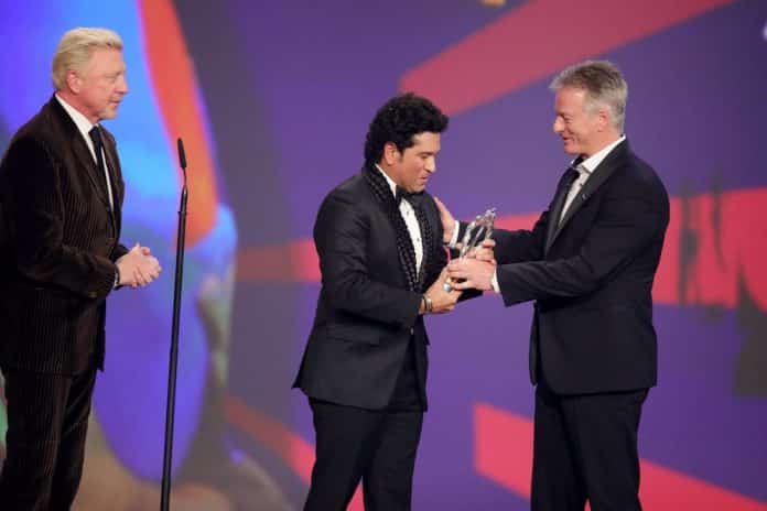 Tendulkar wins Laureus Sporting Moment Award for 2011 WC triumph