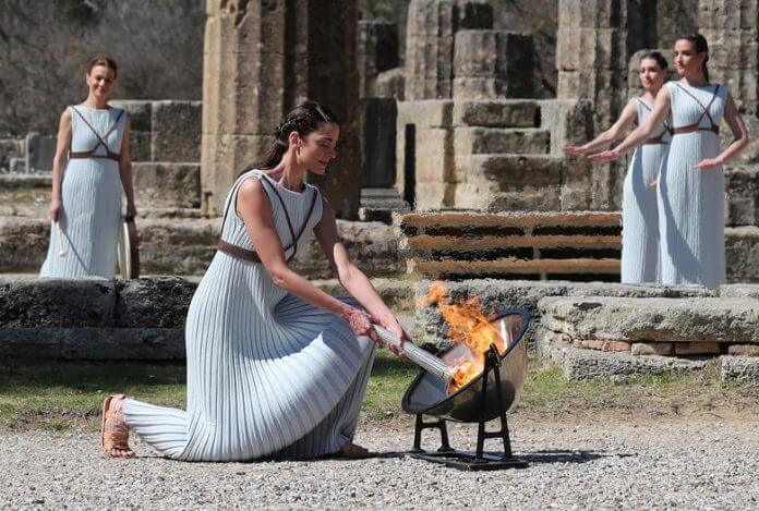 Olympic flame lit amid uncertainty due to coronavirus