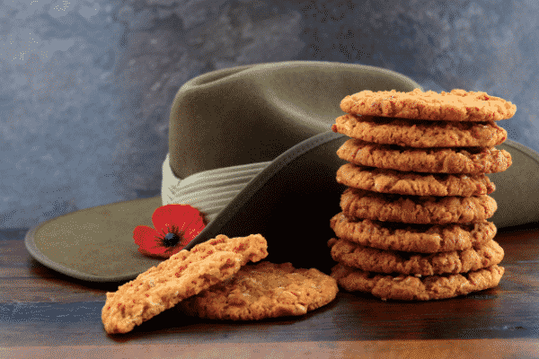 anzac biscuits recipe and story behind feeding the troops (anzac day)