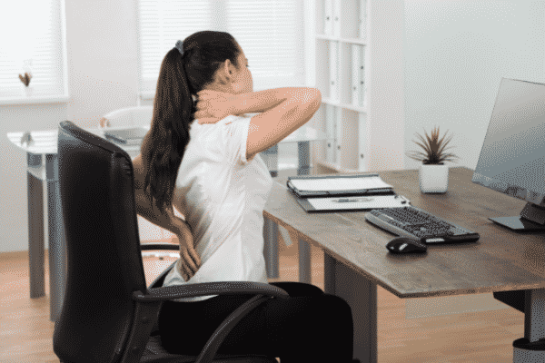 stretches to improve posture when working from home