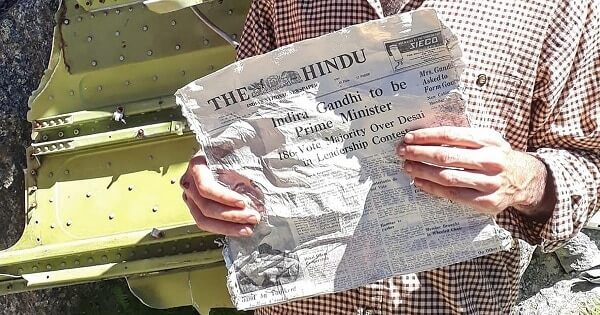 indira gandhi newspaper glacier