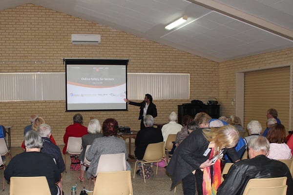 Cyber Security Training tailored to a senior audience conducted by new Cybersecurity recruit Mohit Arora.