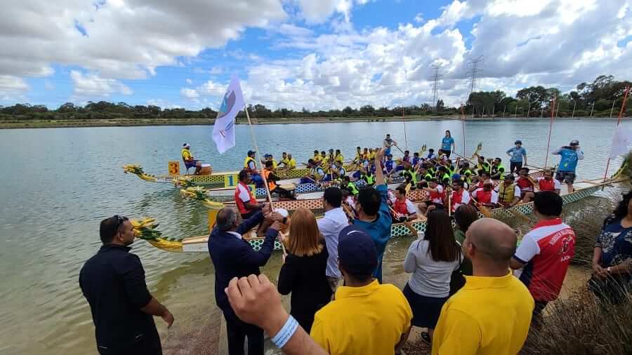 Jalvolsavam (Water Festival) snake boat race perth