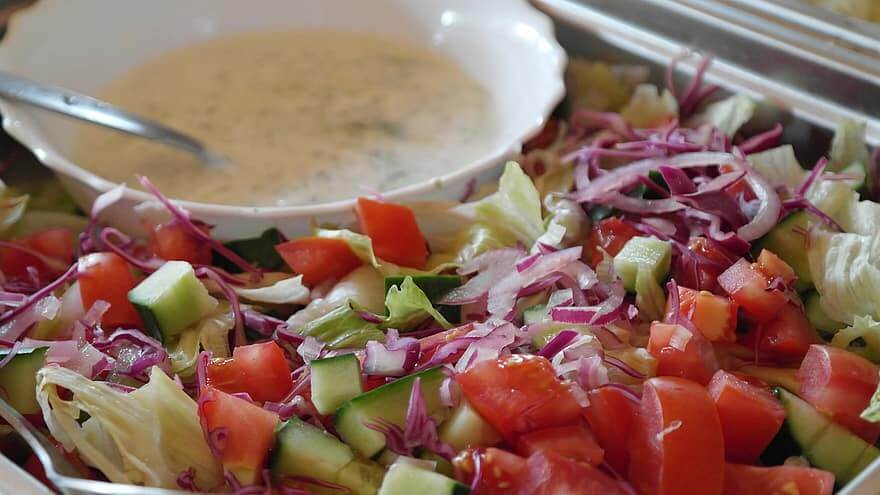 Indian style spring salad recipe for kachumber salad