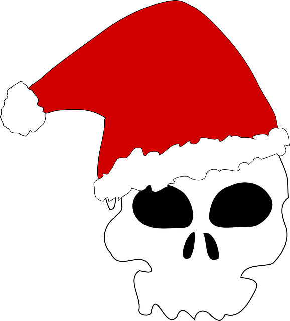 skull christmas