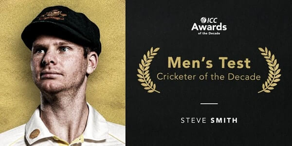 steve smith icc test cricketer of the decade
