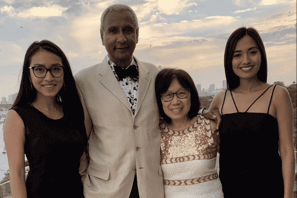 Dr anand naidoo OAM and family