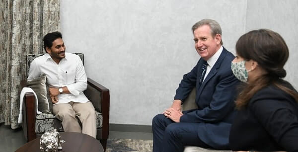 Australian high commissioner and Consul-General in Chennai call on AP chief minister