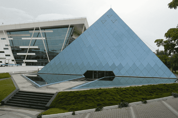 the infosys pyramid in Bengaluru