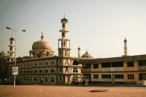 Central Mosque in Tamale, Northern Ghana. 