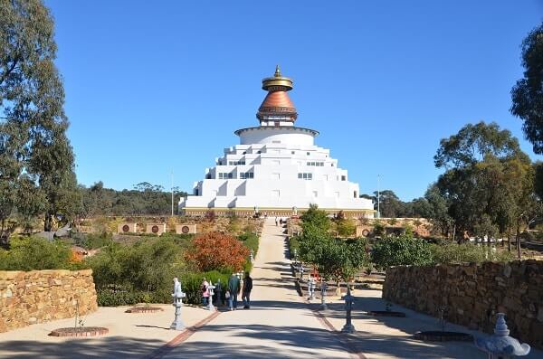 Buddhist Stupa in Bendigo- places to visit in regional Victoria