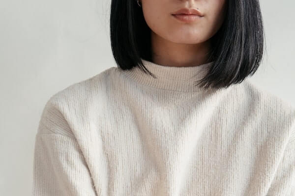 woman in sweater