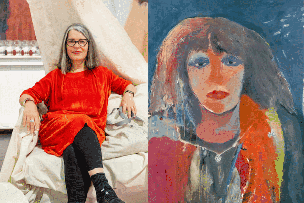 Artist Karen Black painted Professor Raina Macintyre's portrait for the Archibald Prize 2021