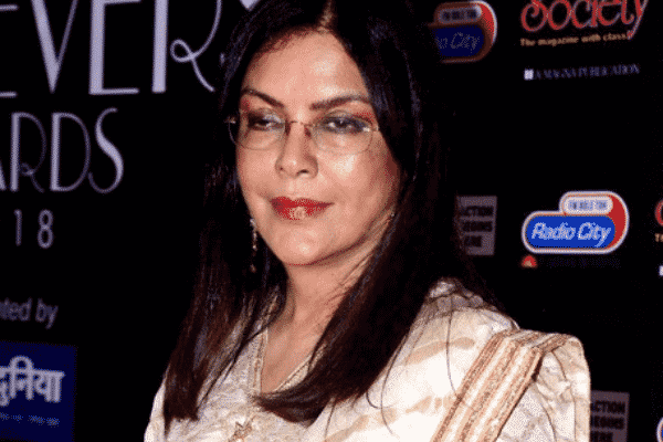 Actress Zeenat Aman