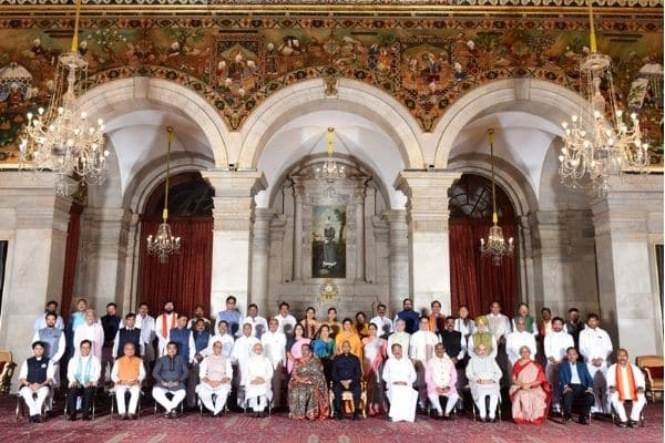 PM Narendra Modi's newly reshuffled Cabinet.