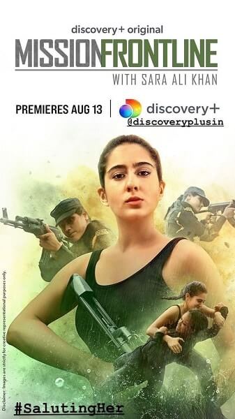 MISSION FRONTLINE WITH SARA ALI KHAN POSTER