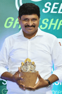 Joginipally Santosh Kumar launching- Seed Ganesha. Source: Twitter