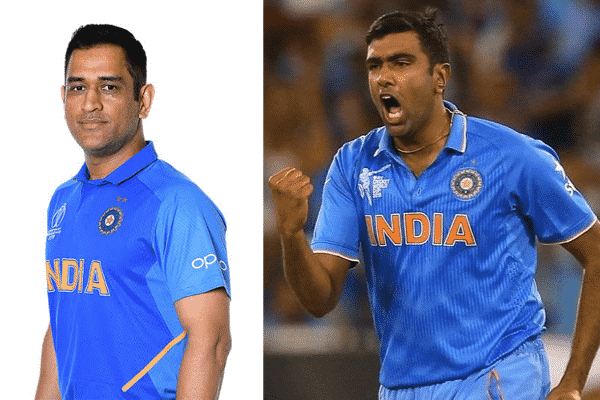 M.S Dhoni and R Ashwin now part of Team India's T20 WC. Source: Twitter