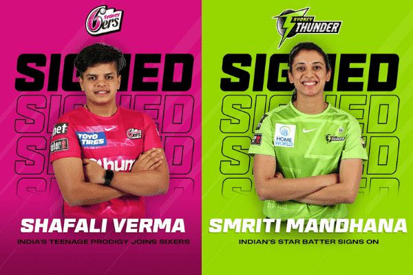 Shafali Verma and Smriti Mandhana Indian players in wbbl 2021