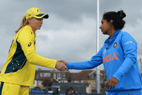 Australian captain Meg Lanning and Indian captain Mithali Raj. Source: Cricket.com