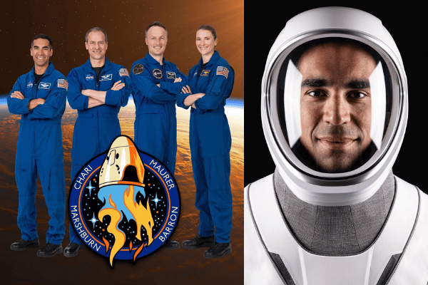 Astronauts Raja Chari, Tom Marshburn, Matthias Maurer and Kayla Barron. Source: Twitter
