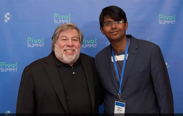 Steve Wozniak and aamir qutub