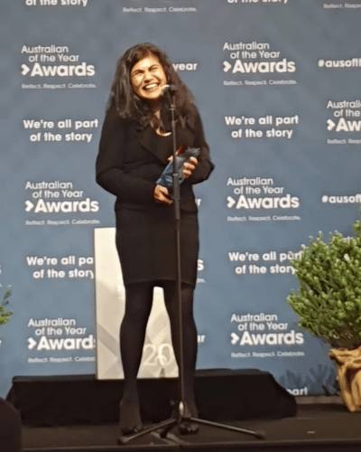 Veena Sahajwalla at this year's NSW Australian of the Year Awards.
