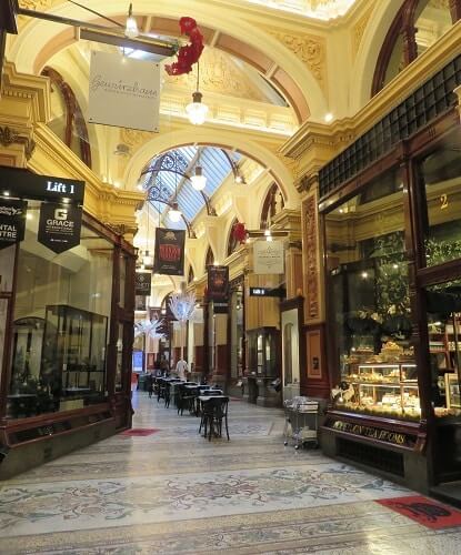 Melbourne's opulent arcades