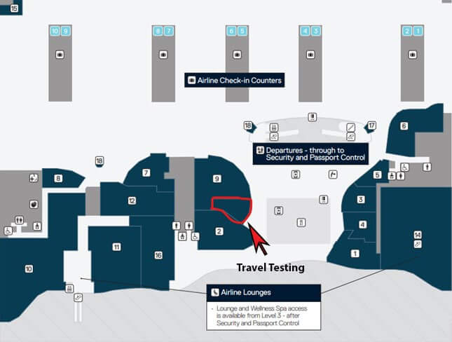 Brisbane Airport PCR testing. Source: histopath.com.au