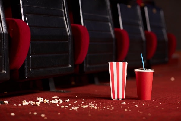 littered cinema floor mindfulness