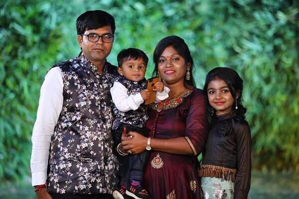 Pictured here are Jagdishkumar Patel, 39, his wife Vaishaliben Patel, 37, daughter Vihangi Patel, 11 and son Dharmik Patel, 3. (Source: IANS)