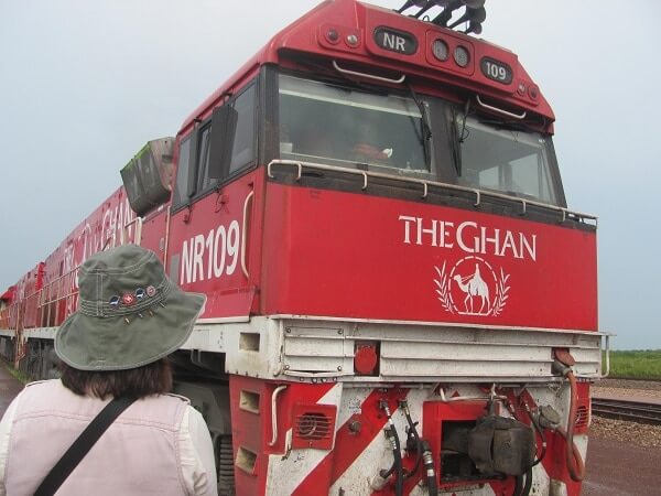 Travelling on The Ghan. (Supplied)