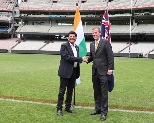 piyush goyal and dan tehan