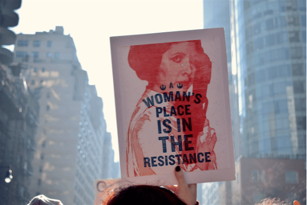 Women protest