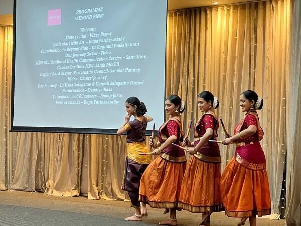 pink sari beyond pink