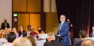 Prime Minister Anthony Albanese speaks at the Jobs and Skills Summit.; Albanese Labor government