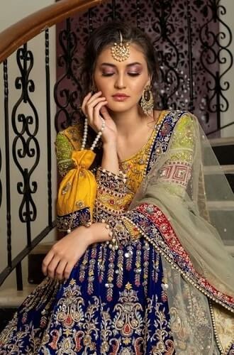 multicolour indian dress