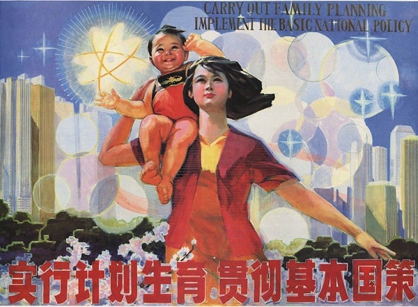 poster showing china's one-child policy