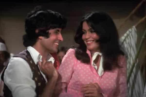 Amitabh Bachchan and Zeenat Aman in Don (1978)