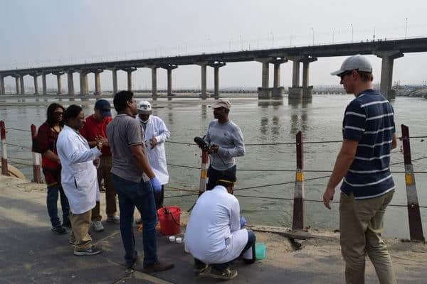 The scientists working on the Ganga Basin