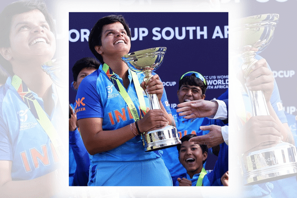 Shafali Verma U19 World Cup Trophy