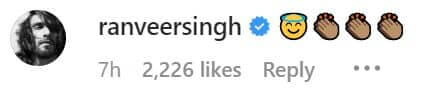 Ranveer Singh comments on Oscars post